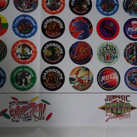 Milk Cap - Power Slammer Caps, Jurassic Dyno Promo Pack 1992 - Picture 4 of 12